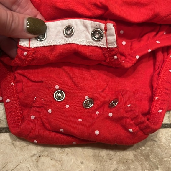 Carters 3 month Christmas dress with snap bottom underneath - Picture 4 of 4